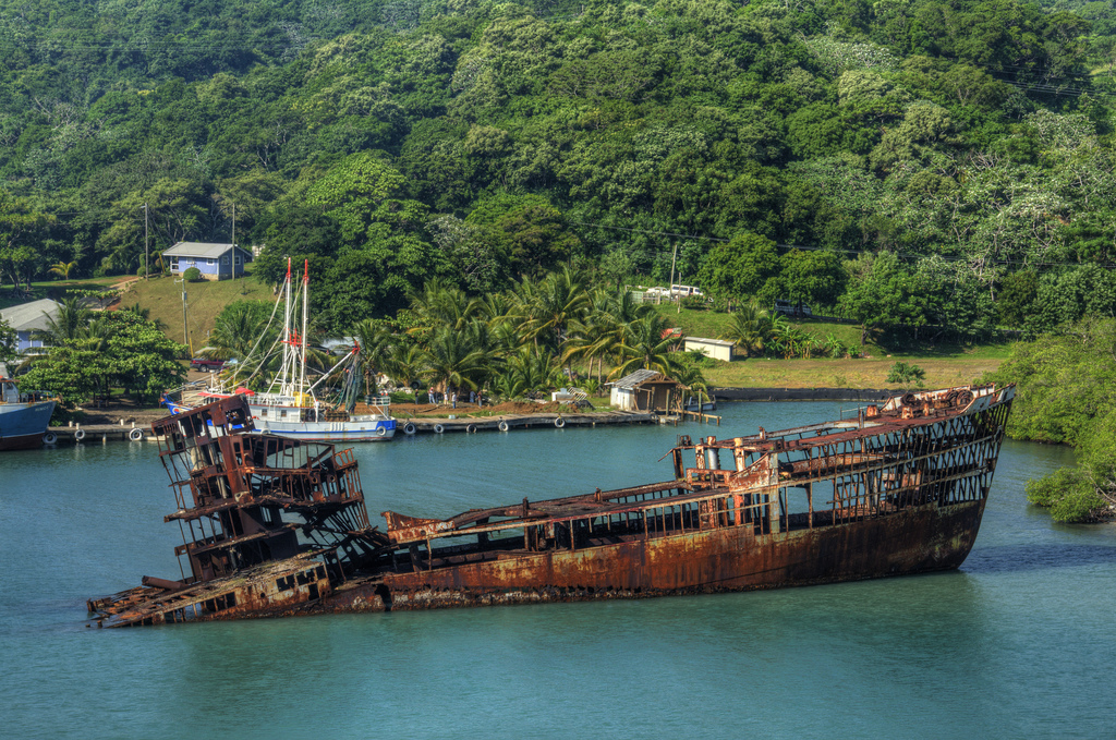 Iconic Ship Wreck Roatan